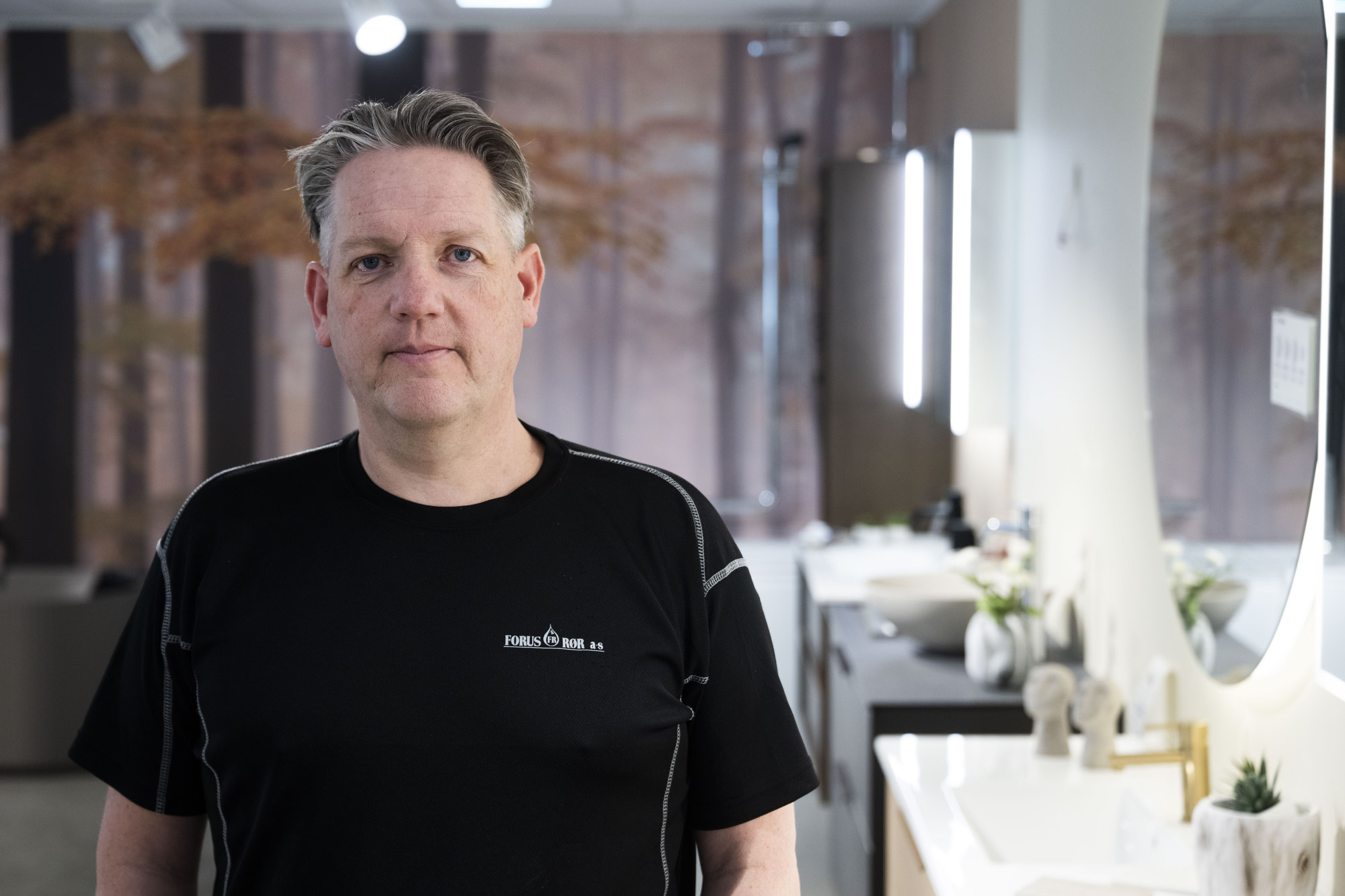 Daglig leder Åge Hanstvedt i Forus Rør.